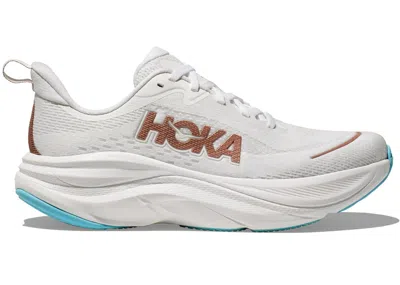 Pre-owned Hoka Skyflow (women's) Sneakers In Frost/rose Gold In Multi
