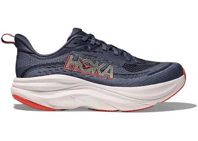 Pre-owned Hoka Skyflow (women's) Sneakers In Nautical Dusk/anchor In Blue