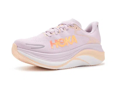 Hoka Skyward X 2 Women's Shoes Lilac Cream/tangerine Glow: 10.5 B - Medium In Purple