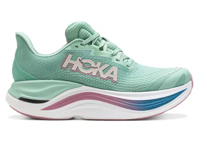 Pre-owned Hoka Skyward X (women's) Sneakers In Jadeite/dried Rose