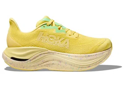 Pre-owned Hoka Skyward X (women's) Sneakers In Lemonade Yellow/sunlight