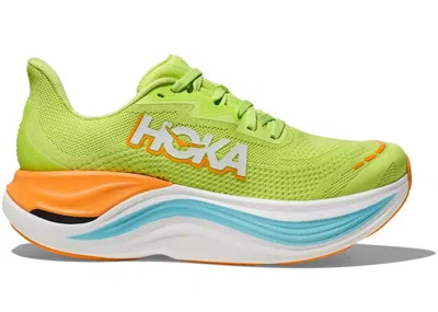 Pre-owned Hoka Skyward X (women's) Sneakers In Lettuce/cloudless