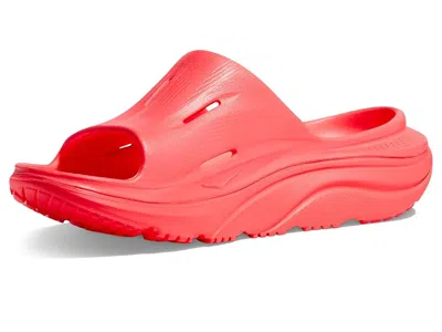 Hoka Slide Shoes Neon Flame/neon Flame :