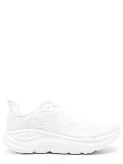 Hoka White Logo Sneakers