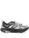 Hoka Mafate Speed 4 Lite Black Low Top Sneakers With Mesh Panels In Tech Fabric Unisex In Black