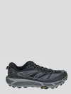 Hoka Mafate Speed 2 Black Low Top Sneakers With Logo Print On The Side In Tech Fabric Unisex In Blue
