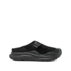 Hoka Ora Primo Ext Rubber-trimmed Suede Slip-on Sneakers In Black