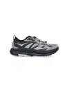 Hoka Mafate Speed 4 Lite Black Low Top Sneakers With Mesh Panels In Tech Fabric Unisex In Black