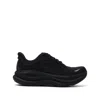 Hoka W Bondi 9 Woman Sneakers Black Size 8 Textile Fibers In Black
