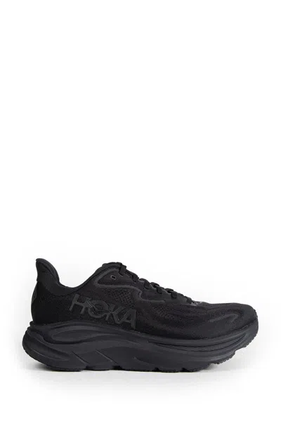 Hoka Breathable Mesh Sneakers With Durable Rubber Sole In Multi