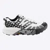 Hoka Breathable Mesh Sneakers With Cushioned Sole In Gray