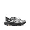 Hoka Mafate Speed 4 Lite Black Low Top Sneakers With Mesh Panels In Tech Fabric Unisex In Multi