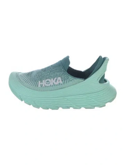 Pre-owned Hoka Sneakers In Blue