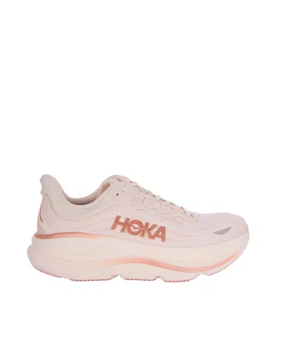 Hoka Sneakers Bondi 9 Oat Milk Rose Gold In Pink