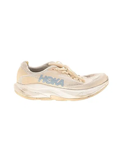 Pre-owned Hoka Sneakers In Brown