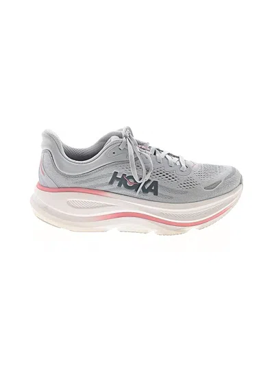 Pre-owned Hoka Sneakers In Gray