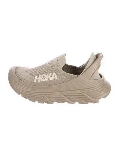 Pre-owned Hoka Sneakers In Green
