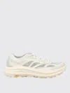 Hoka Off White Lace Up Sneakers In Gray