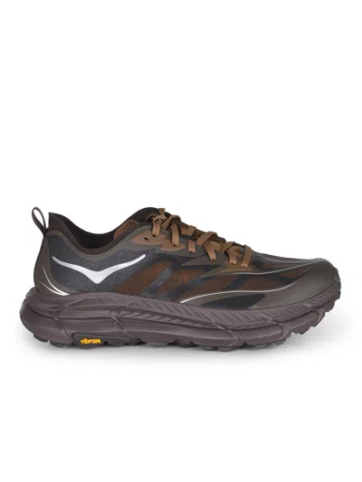 Hoka Mens  Mafate Speed 4 Lite In Brown/black