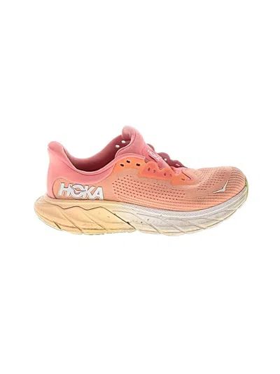Pre-owned Hoka Sneakers In Orange