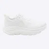 Hoka Streamlined White Sneakers With Cushioned Sole In White