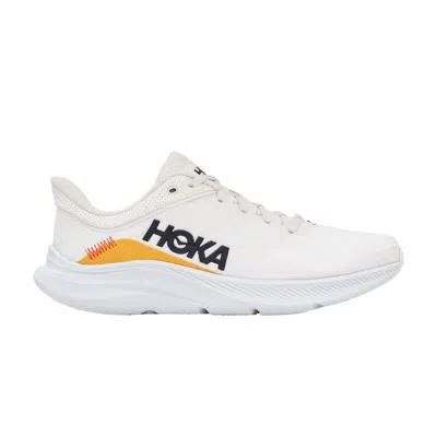 Pre-owned Hoka Solimar 'blanc De Blanc Orange' In White