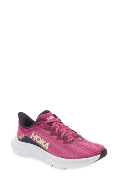 Hoka Solimar Running Shoe In Festival Fuchsia/butterfly