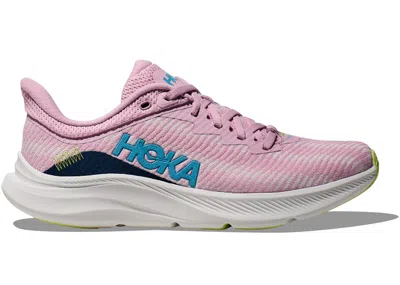 Pre-owned Hoka Solimar (women's) Sneakers In Pink Twilight/lettuce