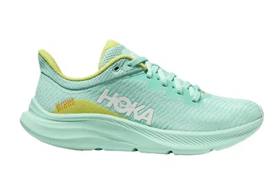 Pre-owned Hoka Solimar (women's) Sneakers In Sunlit Ocean/citrus Glow In Multi