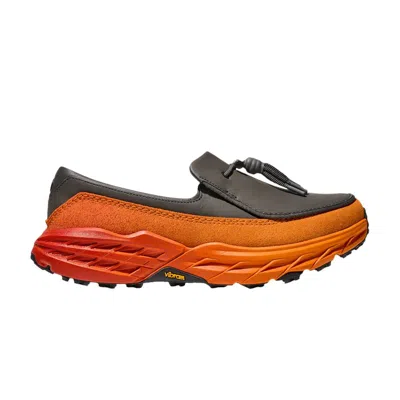 Pre-owned Hoka Speed Loafer 'asphalt Ember' | Grey | Men's Size 6 In Gray