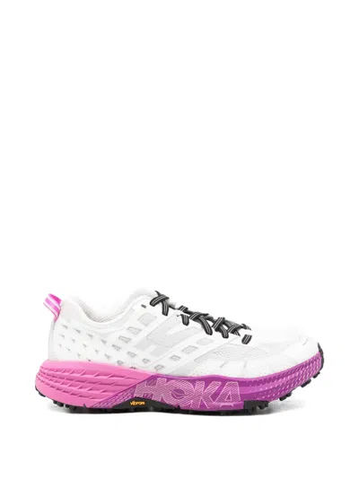Hoka Speedgoat 2 Lace-up Sneakers In White