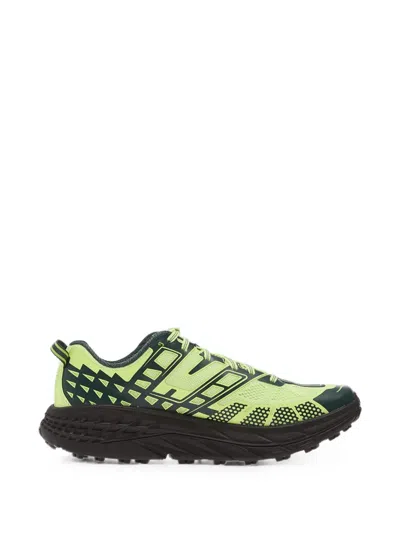Hoka Speedgoat 2 Rubber And Ripstop-trimmed Mesh Sneakers In Green