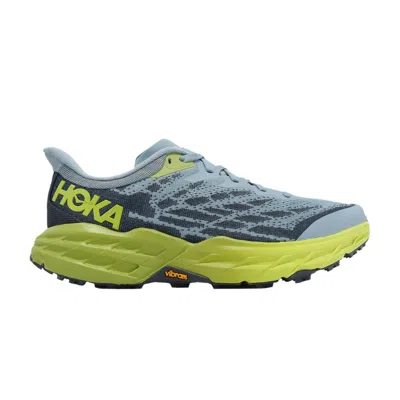 Pre-owned Hoka Speedgoat 5 2e Wide 'stone Blue'
