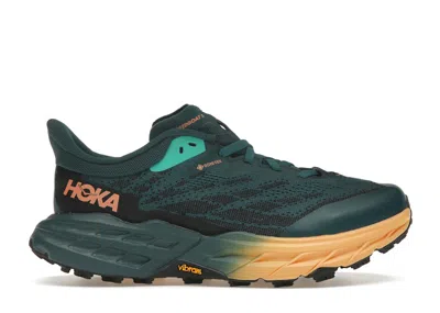 Pre-owned Hoka Speedgoat 5 Goretex (women's) Sneakers In Deep Teal/black