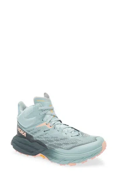 Hoka Speedgoat 5 Gtx Gore-tex® Waterproof Trail Running Shoe In Agave/spruce