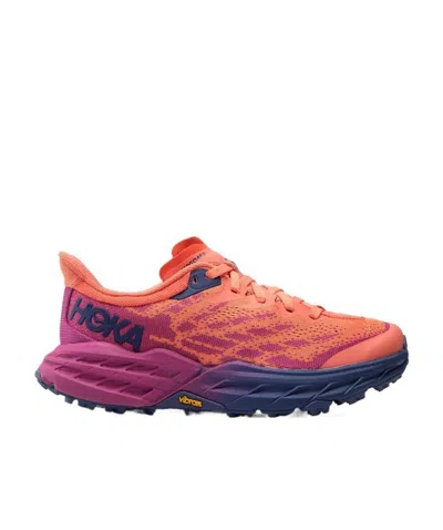 Hoka Speedgoat 5 Low-top Sneakers In Orange