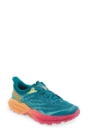 Hoka Speedgoat 5 Trail Running Shoe In Deep Lake/ceramic