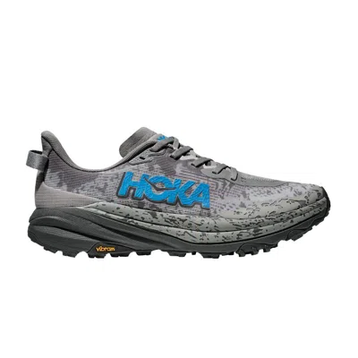 Pre-owned Hoka Speedgoat 6 2e Wide 'galactic Grey Blue' | Men's Size 7 In Gray
