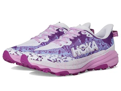 Hoka Speedgoat 6 (big Kid) Kids Shoes Lupine : 6 Big Kid M, Synthetic In Purple