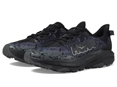 Hoka Speedgoat 6 (big Kid) Kids Shoes Obsidian/outer Orbit : 7 Big Kid M, Synthetic