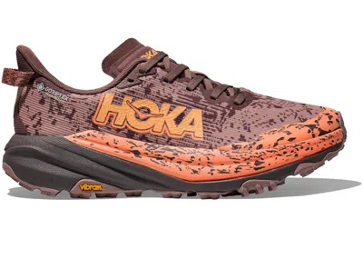 Pre-owned Hoka Speedgoat 6 Goretex (women's) Sneakers In Smoky Quartz/quartzite In Gray