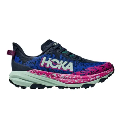 Pre-owned Hoka Speedgoat 6 Kids 'stormy Skies Aqua Breeze' | Blue | Kid's Size 4