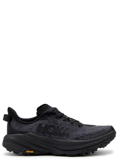 Hoka Speedgoat 6 Mesh Sneakers In Black