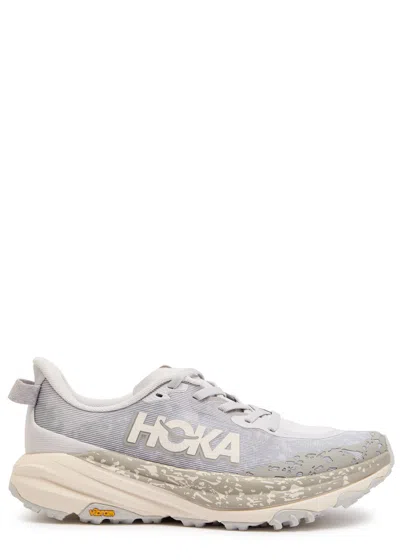 Hoka Speedgoat 6 Mesh Sneakers In Grey