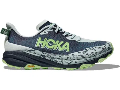 Hoka Speedgoat 6 Sneaker Men's D Droplet Nautical Dk Trail Runner Ver555 In Blue