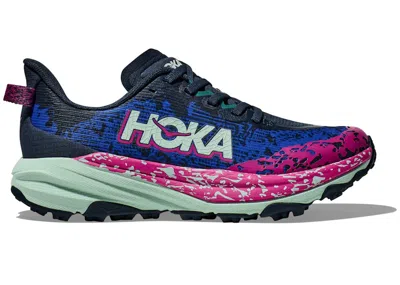 Pre-owned Hoka Speedgoat 6 Sneakers In Stormy Skies/aqua Breeze In Multi