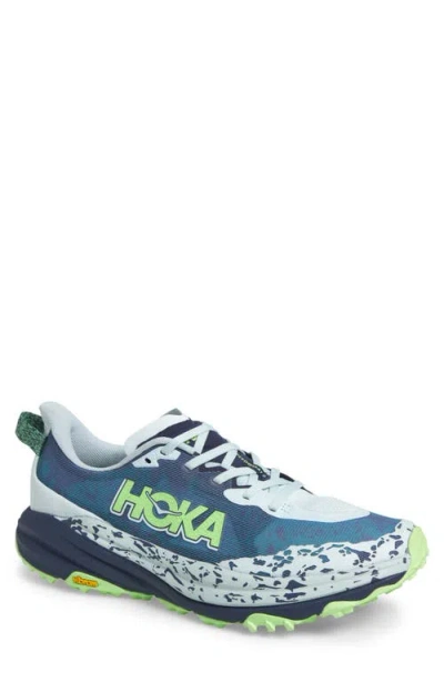 Hoka Speedgoat 6 Trail Running Shoe In Blue