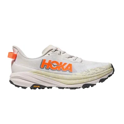 Pre-owned Hoka Speedgoat 6 'white Neon Tangerine' | Men's Size 7.5