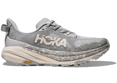 Pre-owned Hoka Speedgoat 6 (women's) Sneakers In Cosmic Grey/alabaster In Multi
