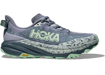 Pre-owned Hoka Speedgoat 6 (women's) Sneakers In Moonlight/thunder Cloud In Gray